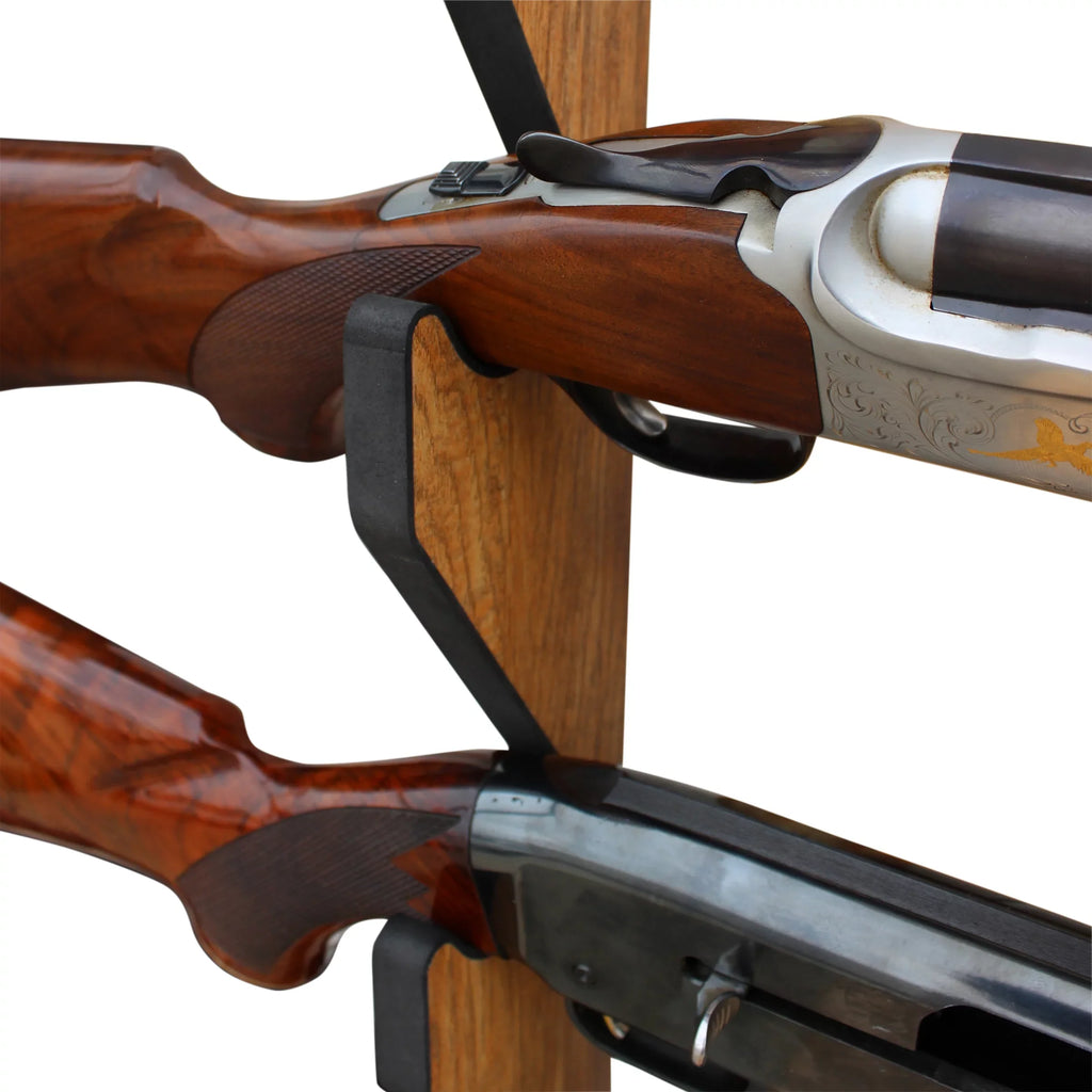 '- 3 Display Indoor Rifle/Shotgun Storage Finish Cherry Wall Creations Convenient Easy Creek Assembly Rush Rack American
