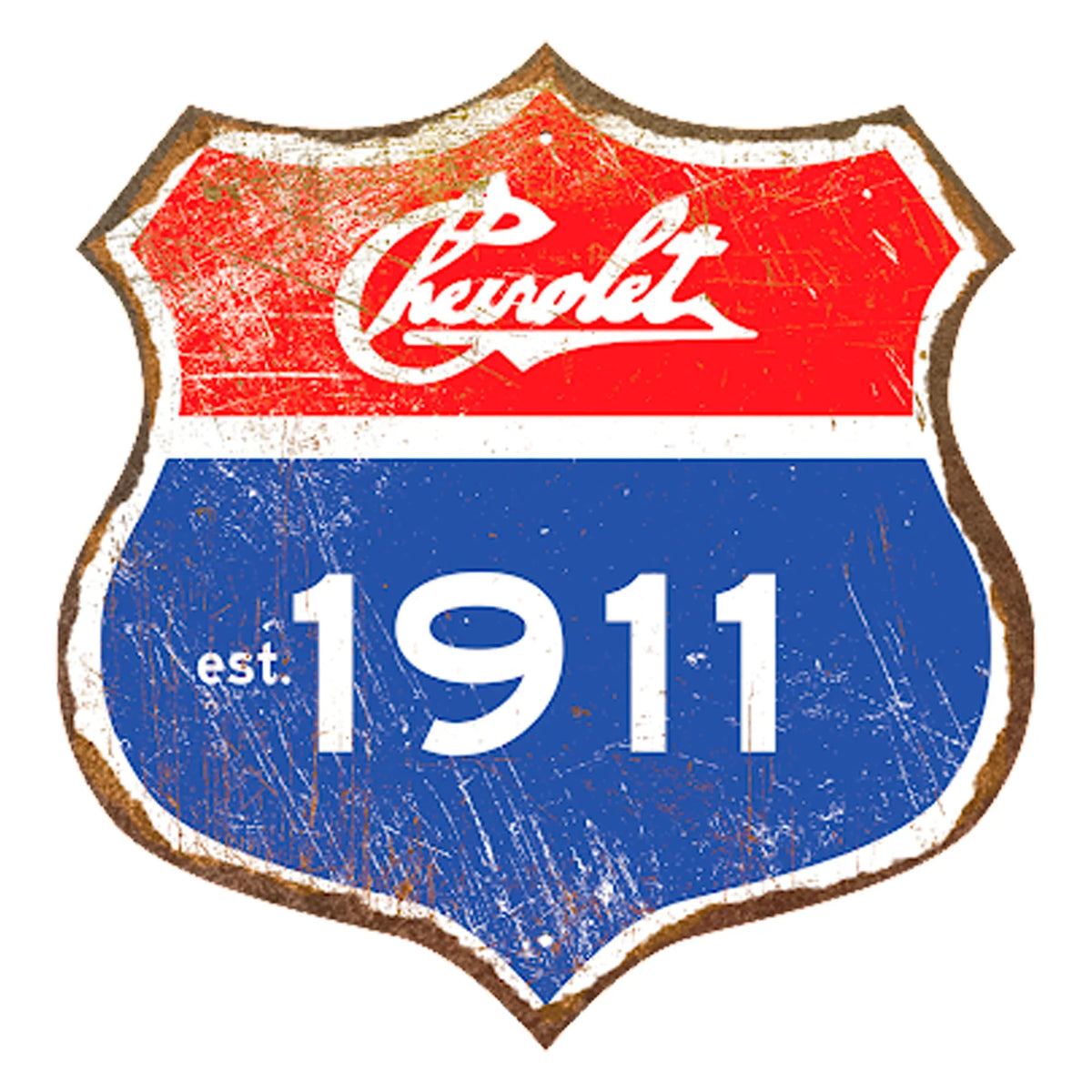Chevrolet Thick Sign Aluminum Sign Interstate