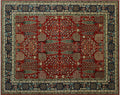 Aria x 9'10" Red/Blue Alonzo 7'11" Rug,