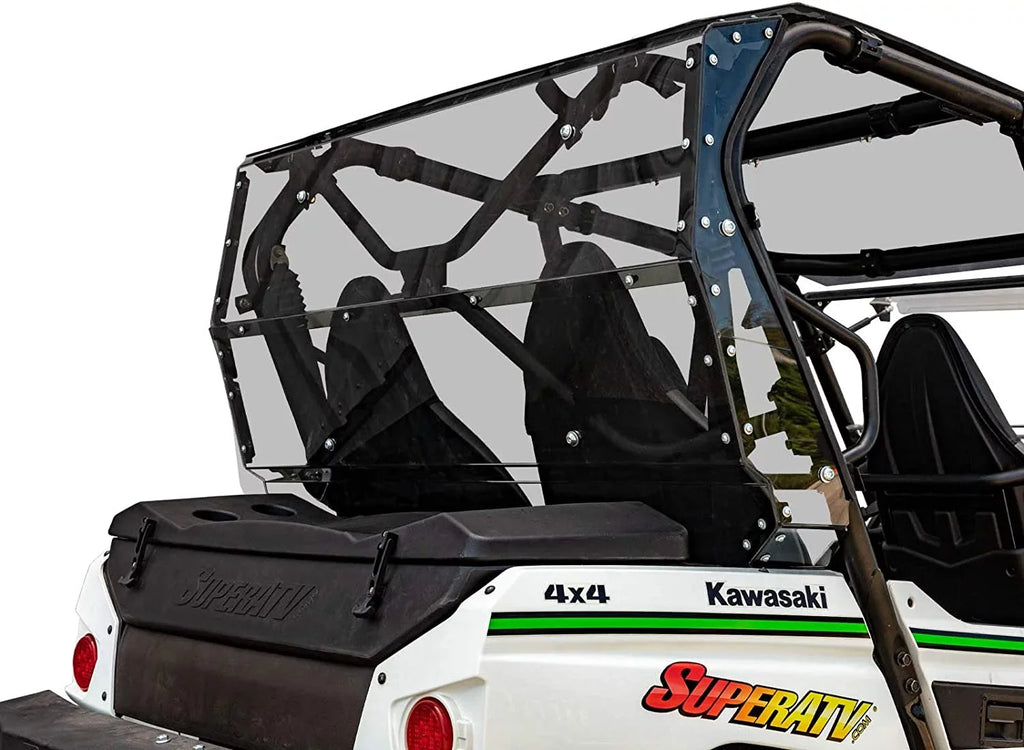 800 250x for Heavy Lightly Than / Thick Flying 2021+ Teryx Kawasaki SuperATV 4 Debris Rear 4 Windshield From USA! Polycarbonate Duty 1/4" 2014+ Protects Teryx Stronger Tinted in You Glass S Made
