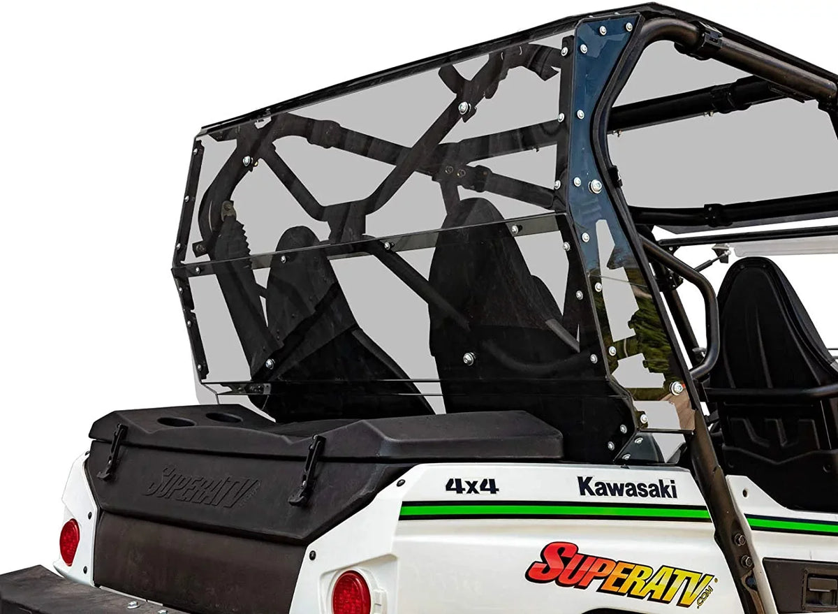 800 250x for Heavy Lightly Than / Thick Flying 2021+ Teryx Kawasaki SuperATV 4 Debris Rear 4 Windshield From USA! Polycarbonate Duty 1/4" 2014+ Protects Teryx Stronger Tinted in You Glass S Made