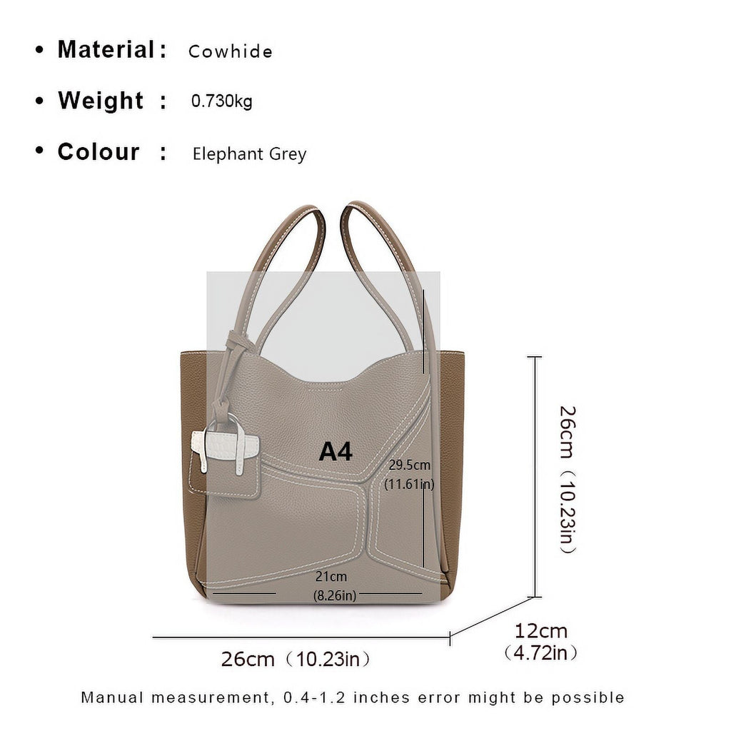 Fashion Aidrani women's commuter new Ladies bag 2024 retro Tote bag leather