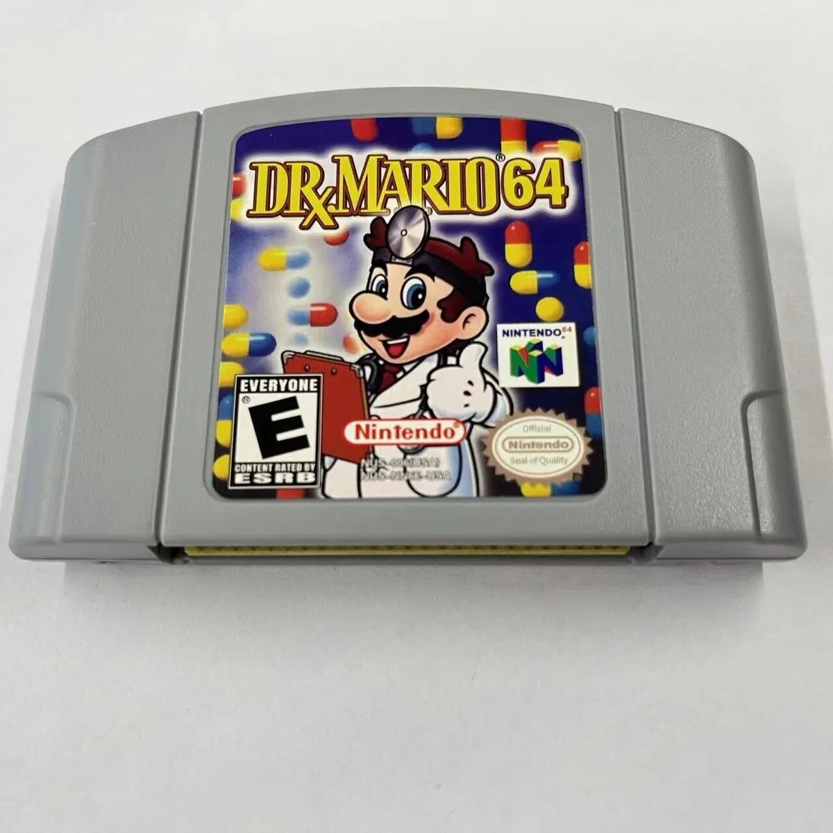 Mario N64 Game Cassette 64 for Dr. U.S.A. - Video version Card Console Nintendo