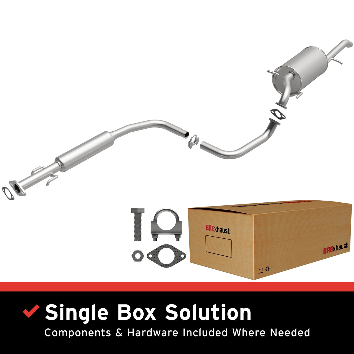 1.6L System BRExhaust 106-0465: Exhaust Aveo Direct-Fit 2009-2011 For Chevrolet Replacement