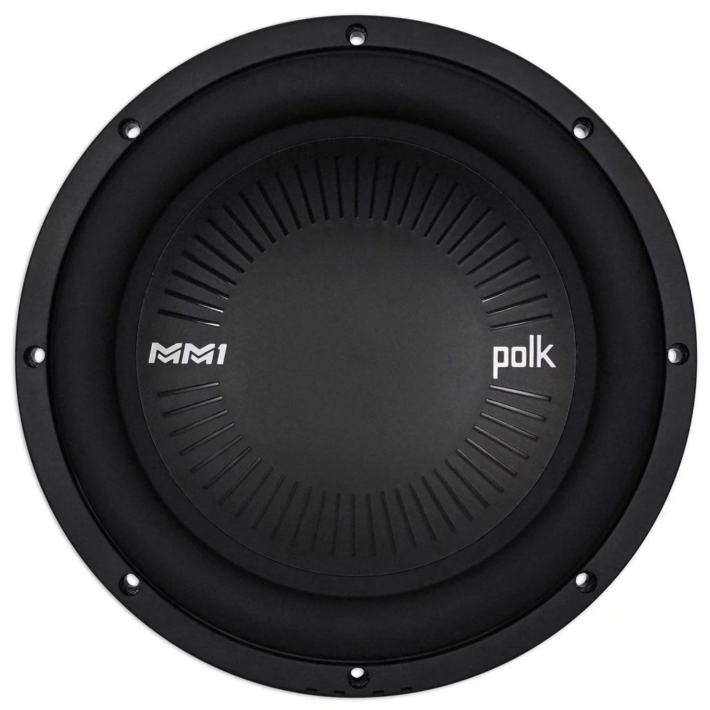 Audio Box MM1042DVC 2400w 10” Subwoofers+Sealed (2) Polk Enclosure+Rockmat Sub