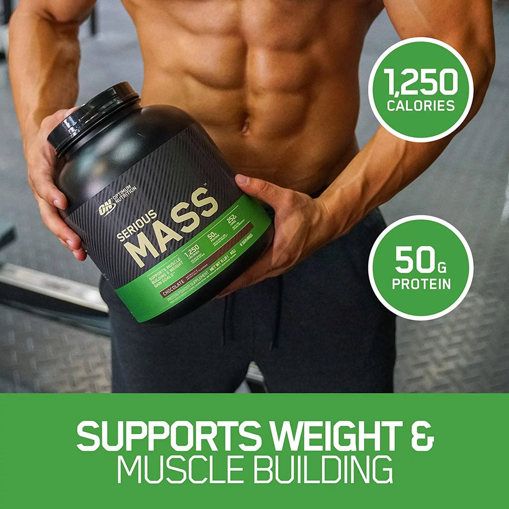 Protein Serious 6.lb Weight Vanilla, Nutrition, Mass, Powder, Optimum Gainer