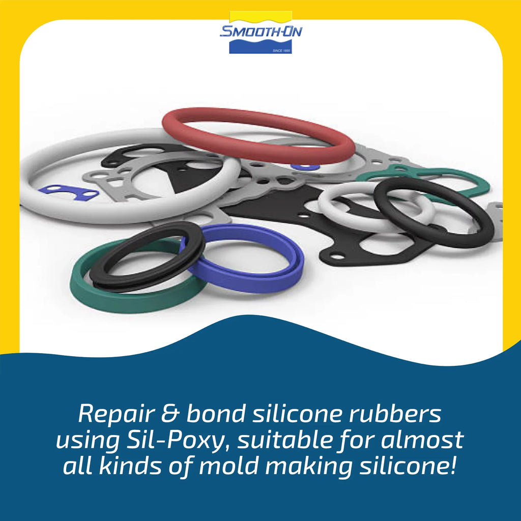 Rubber Tube Silicone - Ounce Adhesive - SIL-Poxy 3