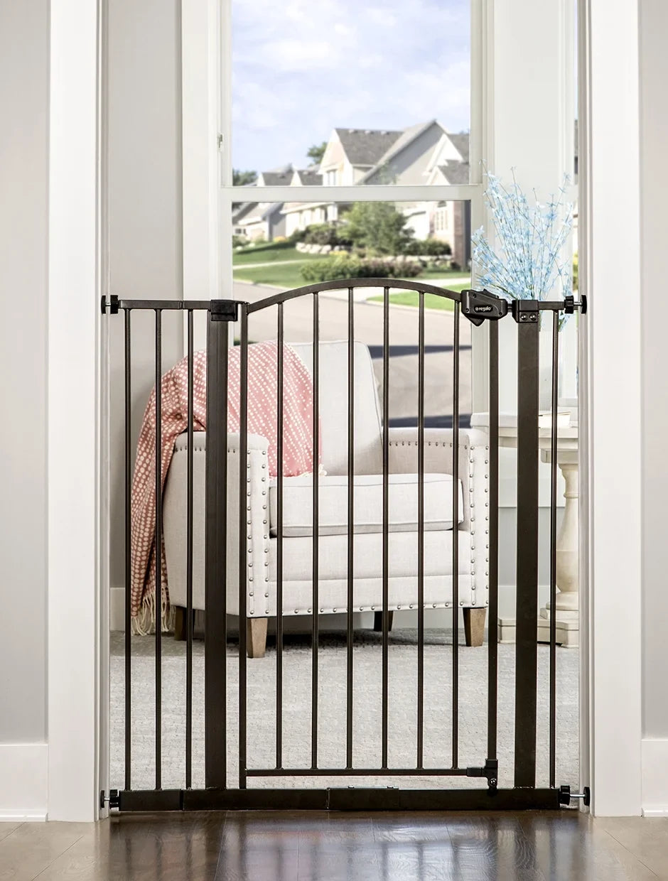 Gate, Baby Bronze Gate Safety to Décor Baby Age Extra 6 Months, Group Tall Regalo Arched 24