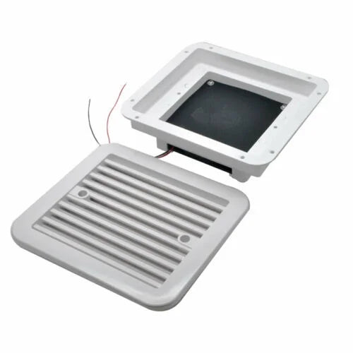 Cover, RV Easily to For - Cleaning, Aerodynamic Design, Included Mounts Caravan Roof Opens With (White) Vent Hardware Easy