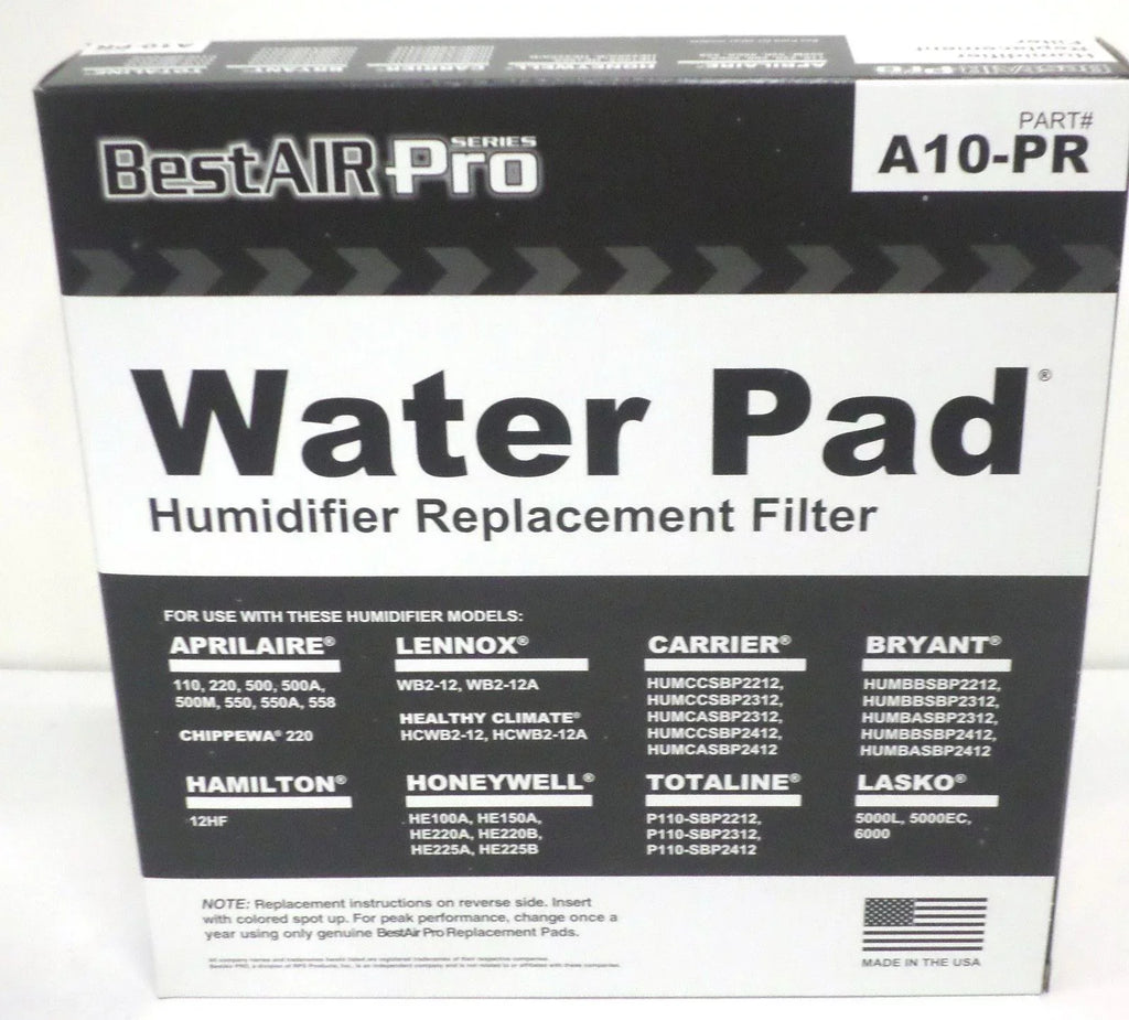 10.25" 1.75" 10" GeneralAire GA10 x x Pad, Vapor