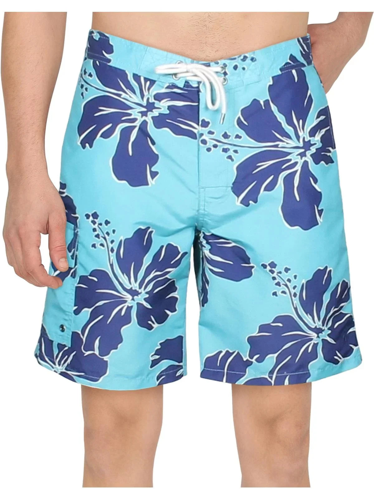Inset Mesh Lauren Trunks Green S Mens Swim Printed Polo Ralph