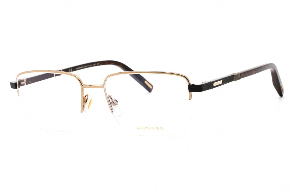 Eyeglasses Grey 08FF VCHF55 Gold Shiny Women's Frame Chopard Metal