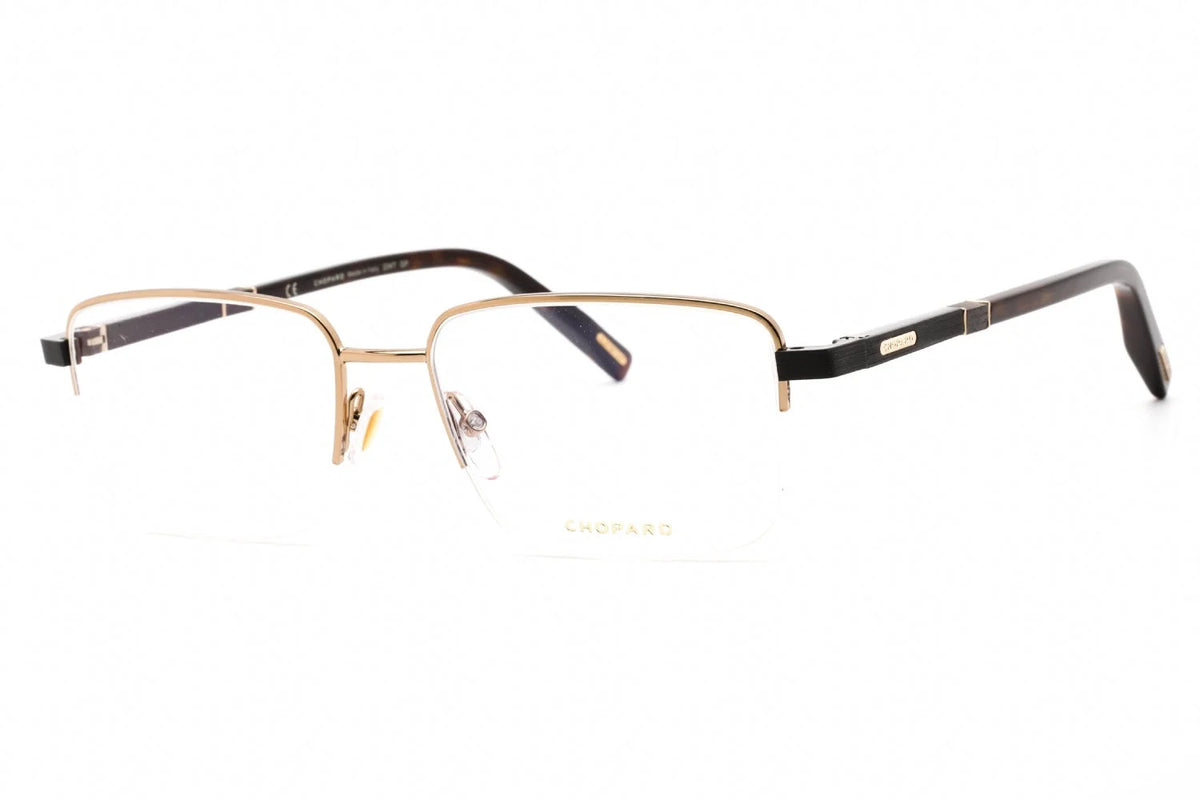 Eyeglasses Grey 08FF VCHF55 Gold Shiny Women's Frame Chopard Metal
