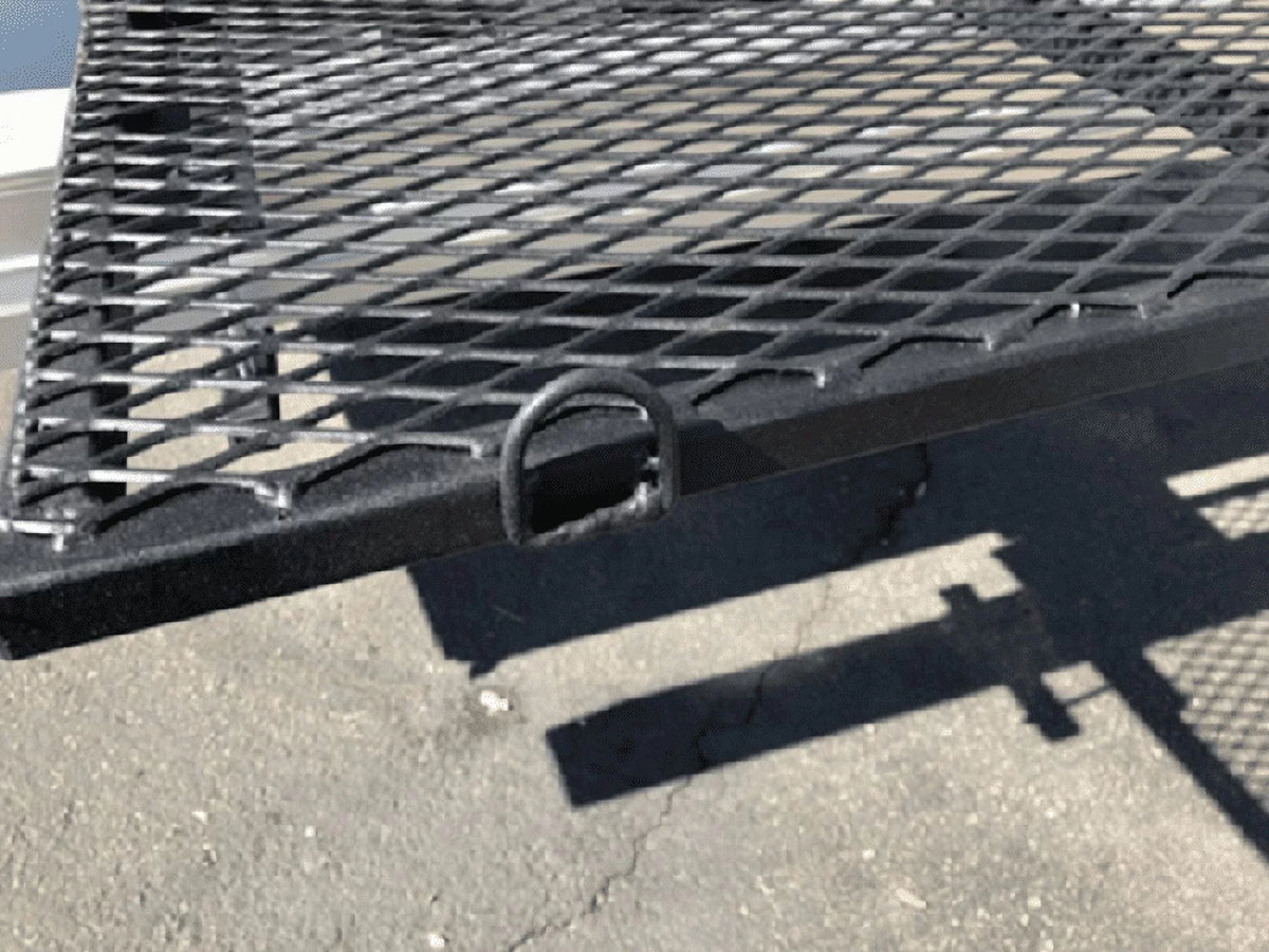 Campers Heavy Steel 20" Made The RV Truck Storage USA Rack Duty Bed Bumper with Lite x 40" in Finish Rugged EZ