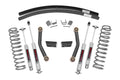 Add (fits) 670XN2 Jeep XJ Cherokee Leaf Rough Lift | Shocks Kit 1984-2001 Suspension Country Series II | 3" | N3