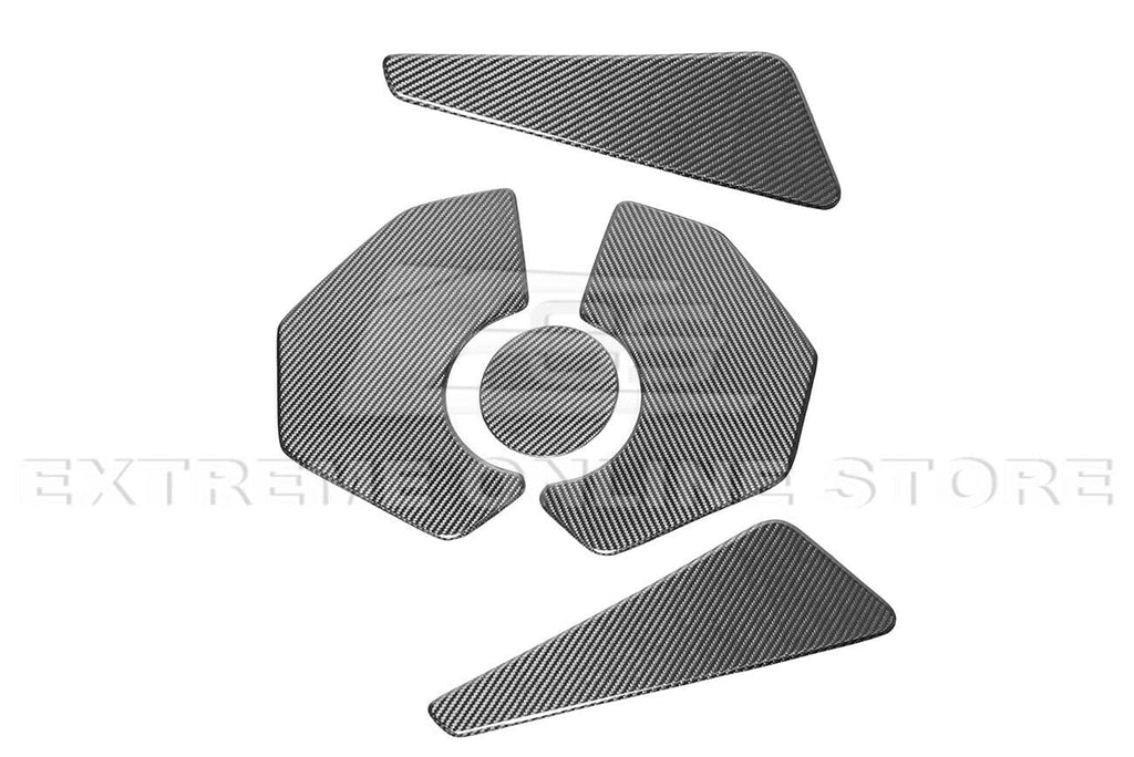 Factory C8 Tape-On design For Bay GM FIBER 5 2020-Present Panel Overlay Trim Accents Cover Pcs Corvette Engine Replacement CARBON