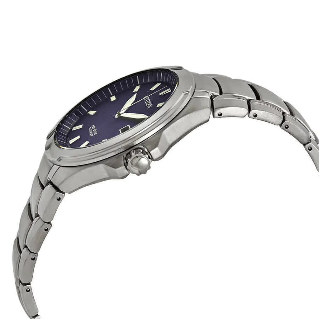 Paradigm Men's Titanium Eco-Drive BM7431-51L Super Citizen Dial Blue Watch