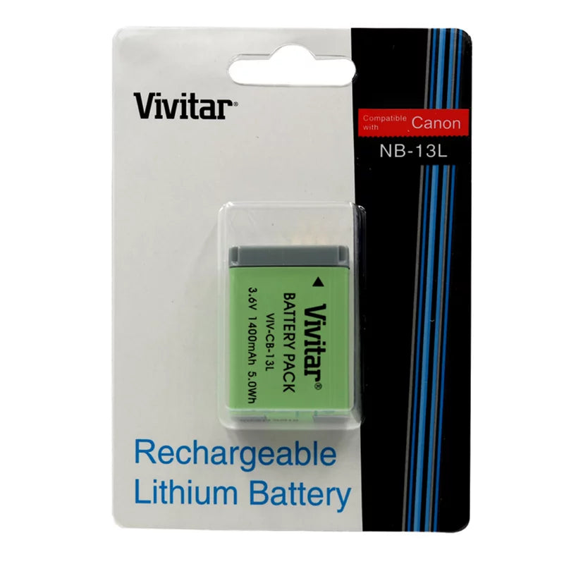 Replacement for Canon PowerShot Camera Two Battery Canon Digital SX720 NB HS Rechargeable Vivitar 13L
