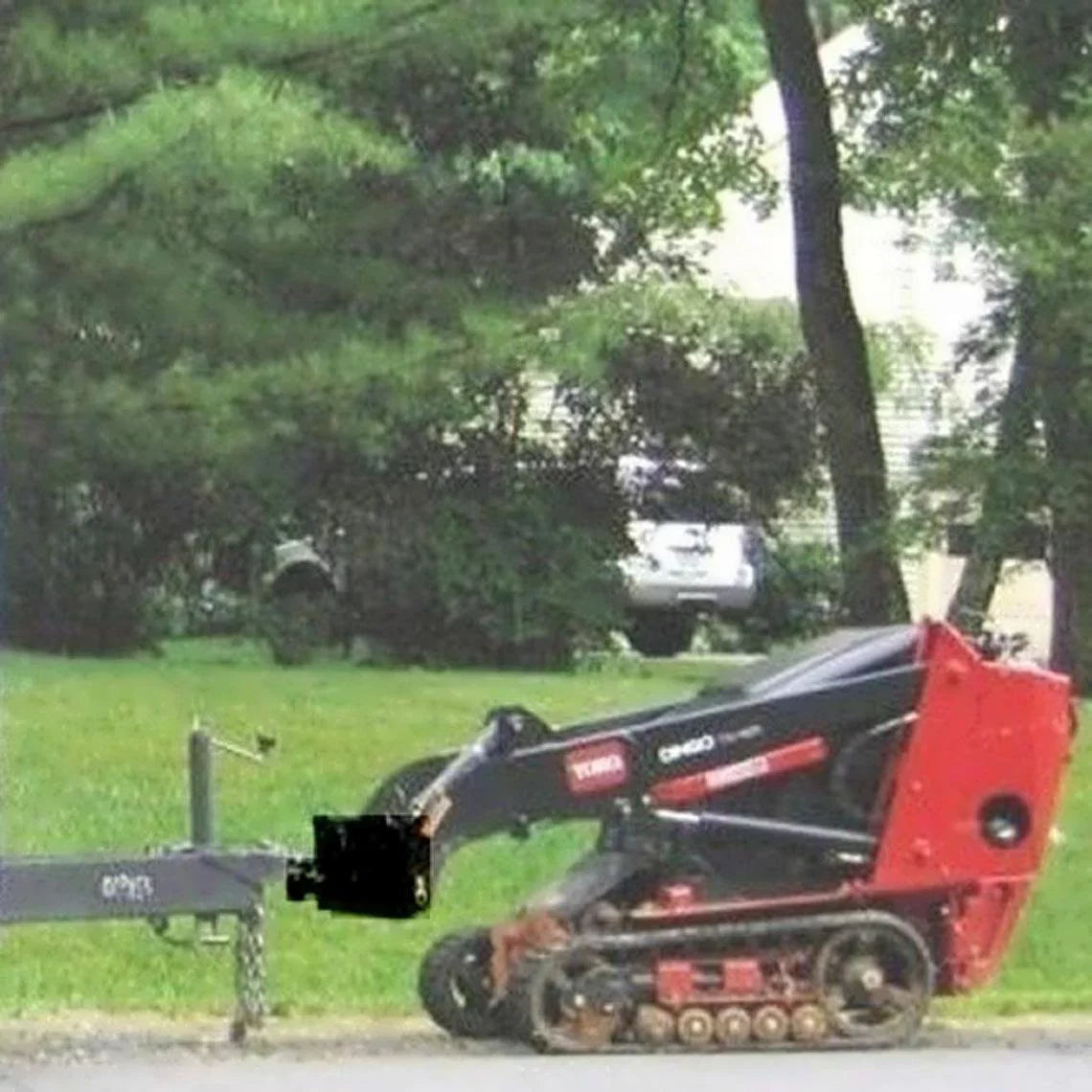 Steer Dingo Titan lb. Attachments Plate Mount 34 Mini Hitch Receiver Skid Toro