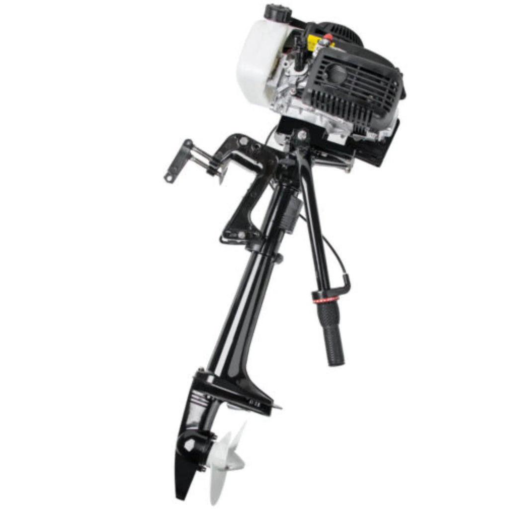 Powerful 3.6 Boat Outboard 4-Stroke Cooling Advanced Engine Air System Motor: HP Efficient with 55CC