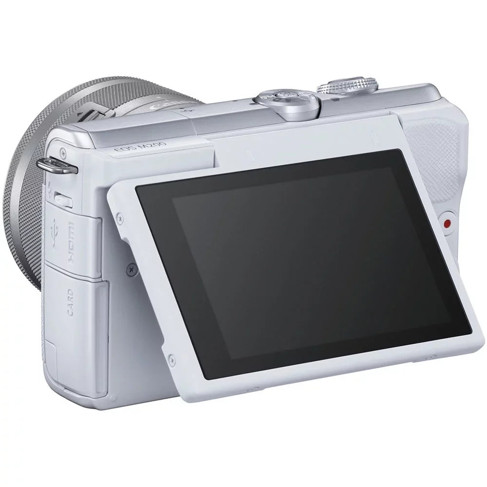 Mirrorless with Canon Lens M200 15-45mm More Camera EOS + (3700C009) Digital