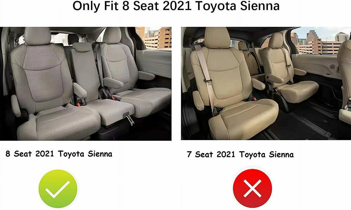 for Compatible Tire Toyota Fit 2021 Black Sienna Custom ( Liner Model Cargo Sienna All for climate Trunk TPE 2022 (for Mat 8 2021-2023 3W Spare ), seats Toyota