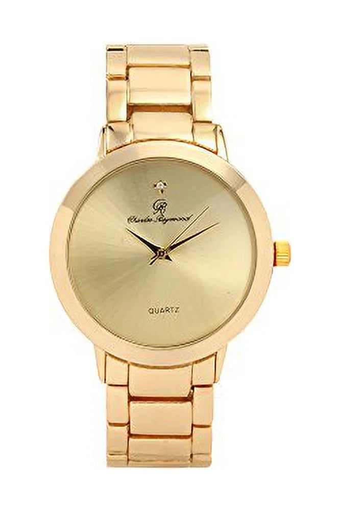 Single - All - Classy - 4904MB at Out Easy Simplistic o'clock Stunning Every Diamond Occasions Raymond Charles Mens Elegant for 12 Watch (Shiny Slashes Iced Handsomely Reader Gold) at Hour and