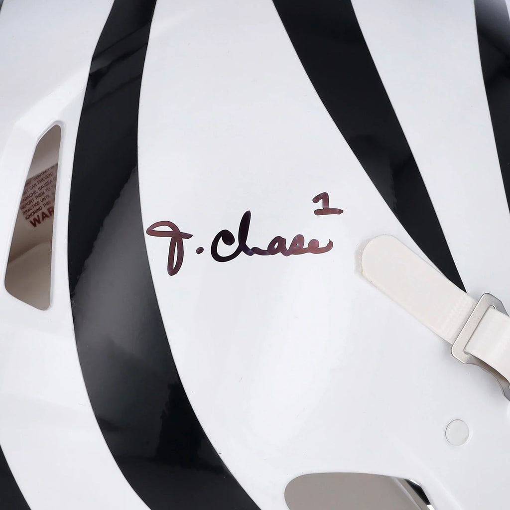 Riddell Alternate Helmet Field On Bengals Speed Autographed Chase Cincinnati Authentic 2022 Ja'Marr