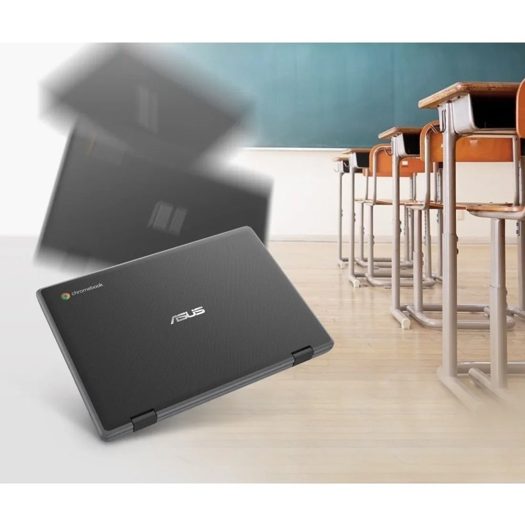 SSD, 11.6" Flip Celeron Asus Chromebook CR1100FKA-YZ184T 64GB N5100, ChromeOS, Touchscreen, Intel