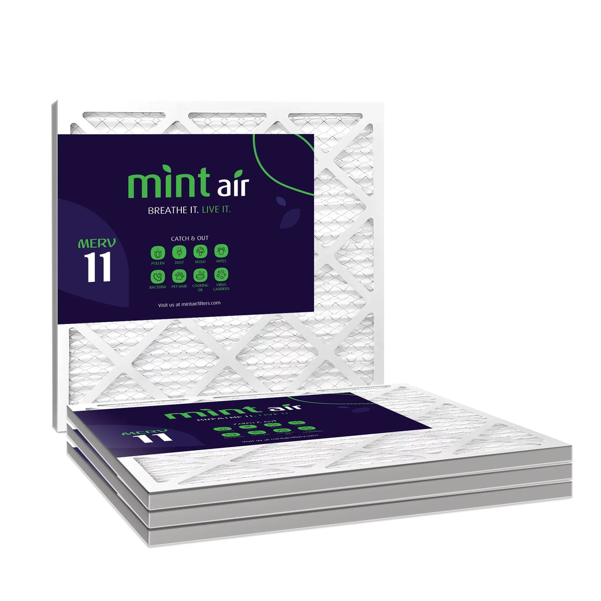 Simply 11, 4-Pack Filter, Air 20x25x1 MERV 1000, Furnace Air Filters, MPR Filter, AC