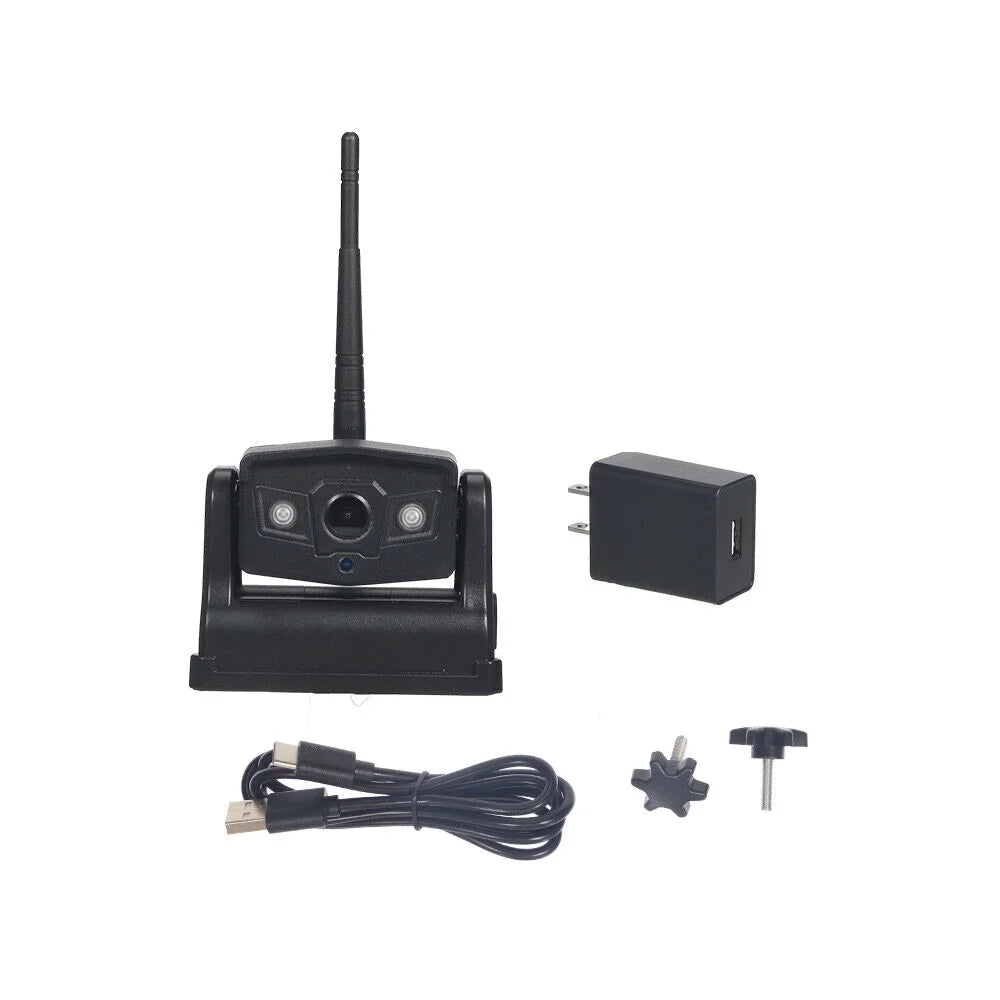 Camera, JahyShow View, Reliable Wireless WiFi 9600mAh Backup Front/Rear Battery Magnetic for