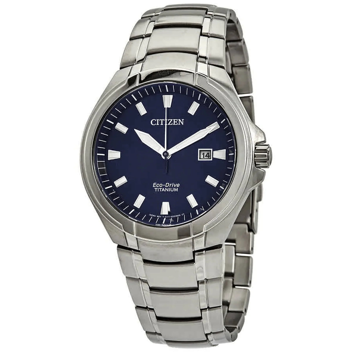 Paradigm Men's Titanium Eco-Drive BM7431-51L Super Citizen Dial Blue Watch