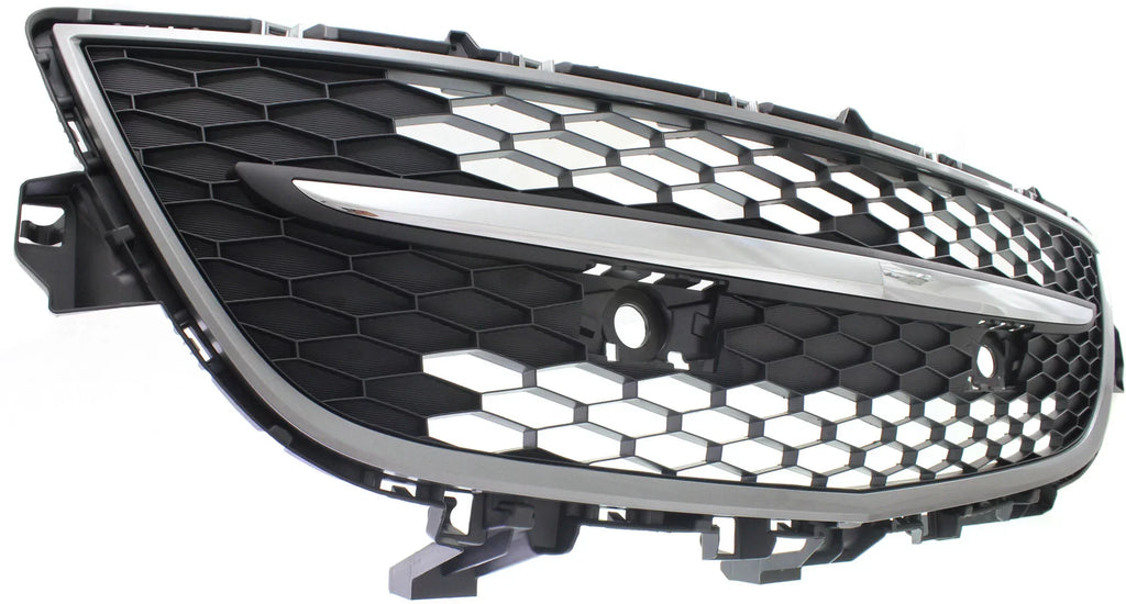 CX-9 Grille Compatible Lower With 2010-2012 Bumper Front, Mazda Chrome