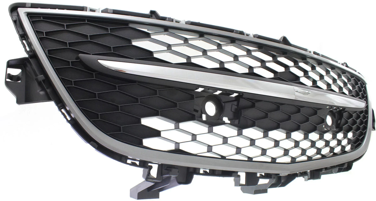 CX-9 Grille Compatible Lower With 2010-2012 Bumper Front, Mazda Chrome