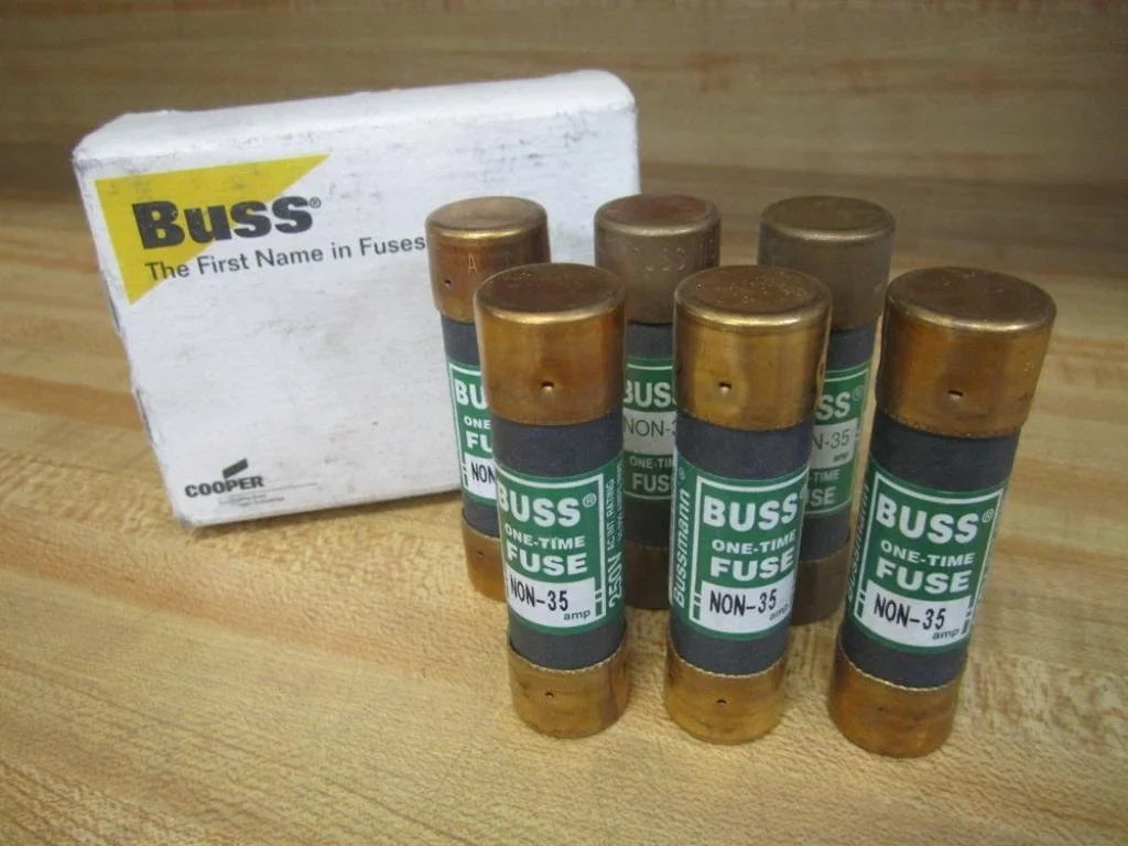Buss Fuse Pack of 6 NON-35 Bussmann N0N-35