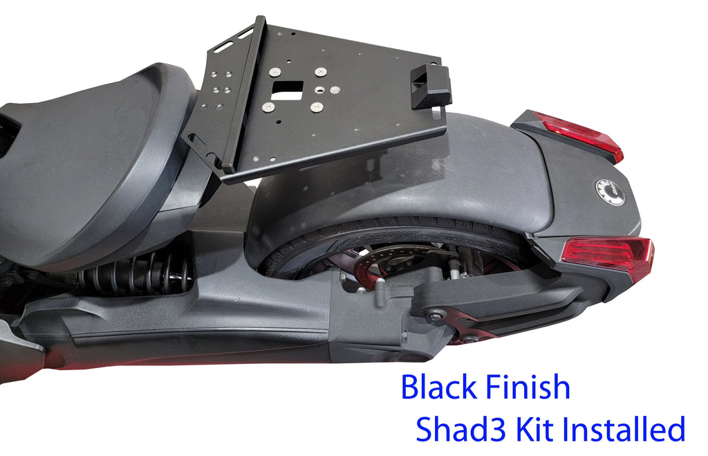 installed Large Shad Ryker Am Kit NO NEEDED. MOUNT MAX Black Rack Luggage Cases Can