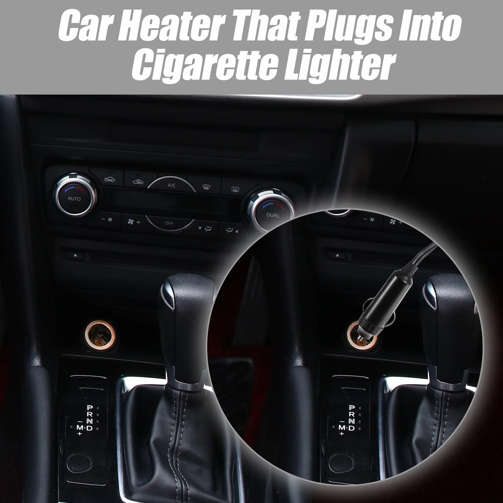 Holder 150W Unique Gray Suction Car Portable Defroster Bargains 12V with Heater Air Purifying Defogger