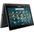 SSD, 11.6" Flip Celeron Asus Chromebook CR1100FKA-YZ184T 64GB N5100, ChromeOS, Touchscreen, Intel