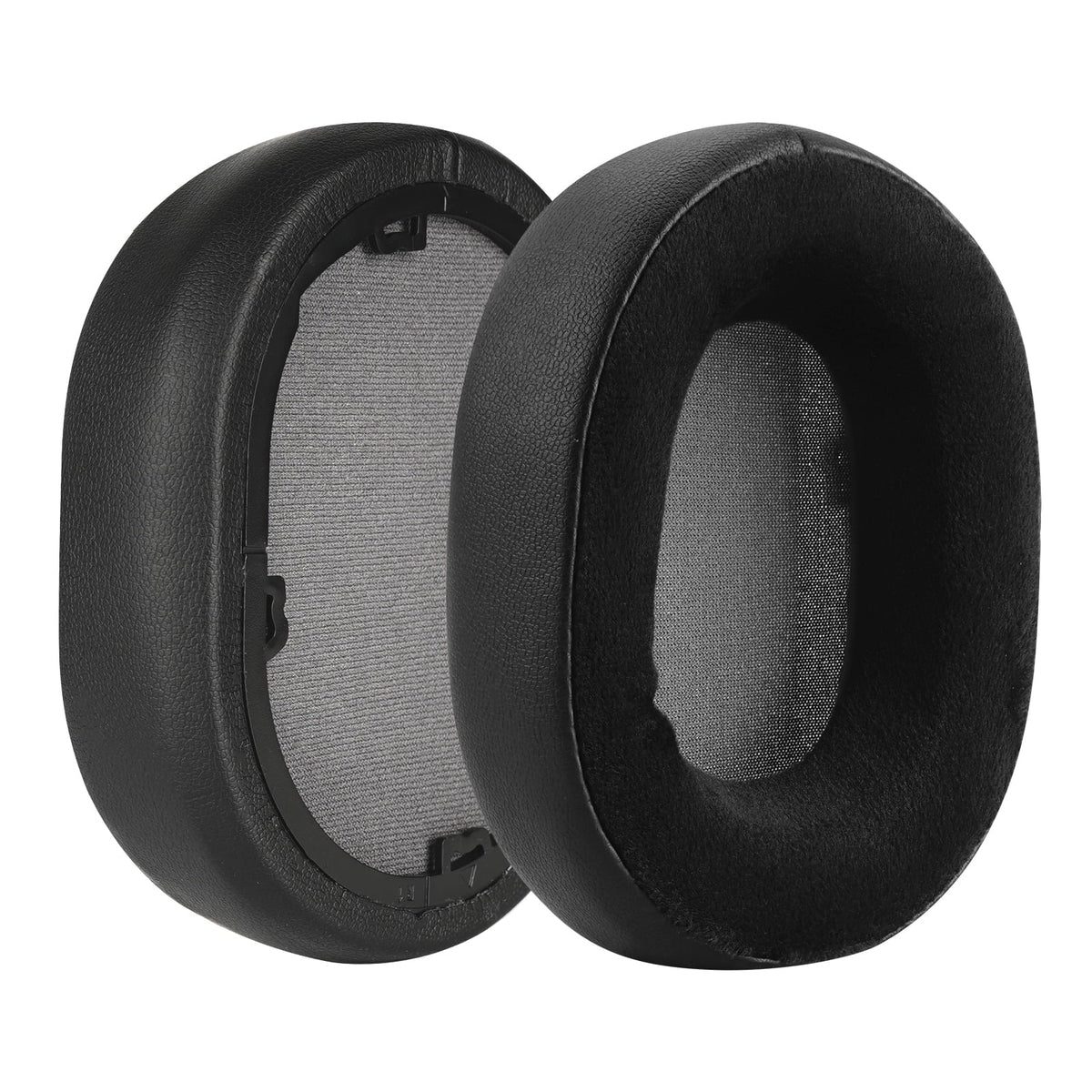 Cups Velour Cushions, Pads Ear Ear Headphones Replacement HS55, HS65 Parts Earpads, for Comfort Geekria Corsair (Black) Hybrid Cover Repair Headset Ear