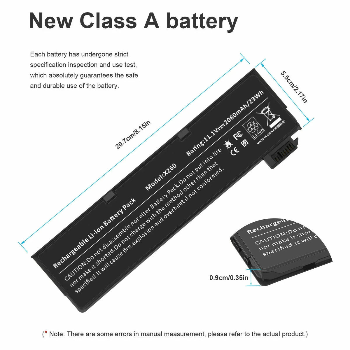 Battery for T450s T440 X240 / ThinkPad 68+ 121500147 X250 X260 121500146 T440S Lenovo