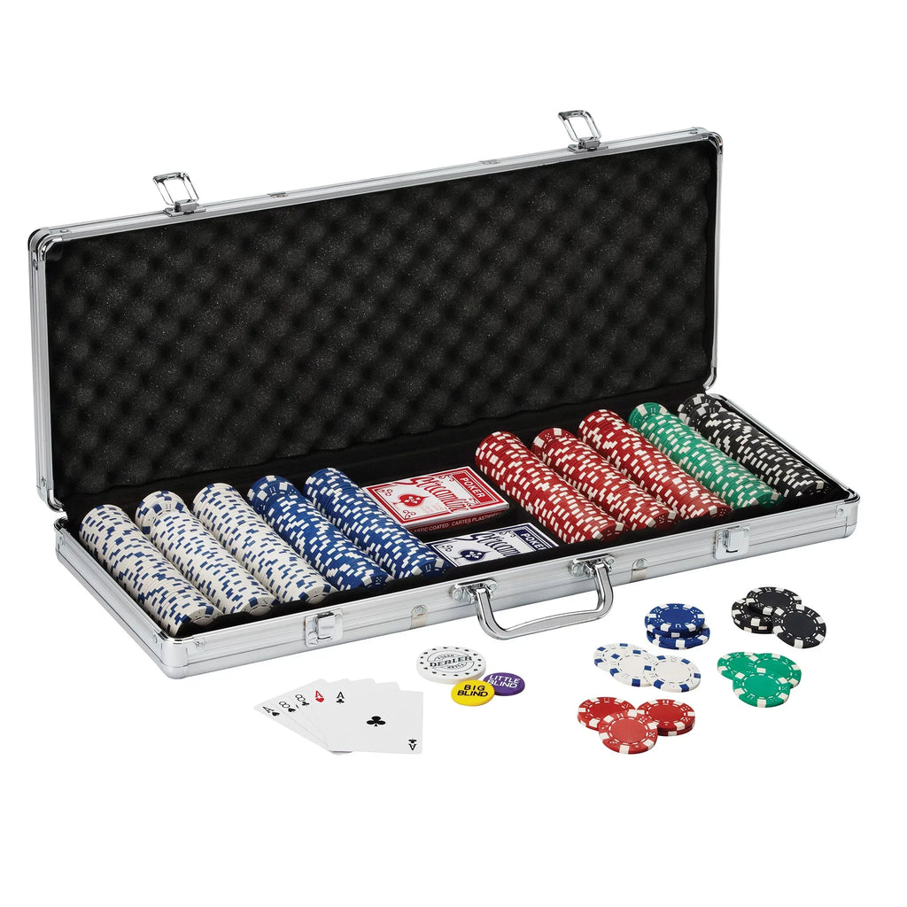 Cat Dice Poker-Blackjack Fat Set Top, Cat Fat Table 500Ct Poker Texas Hold'Em Chip
