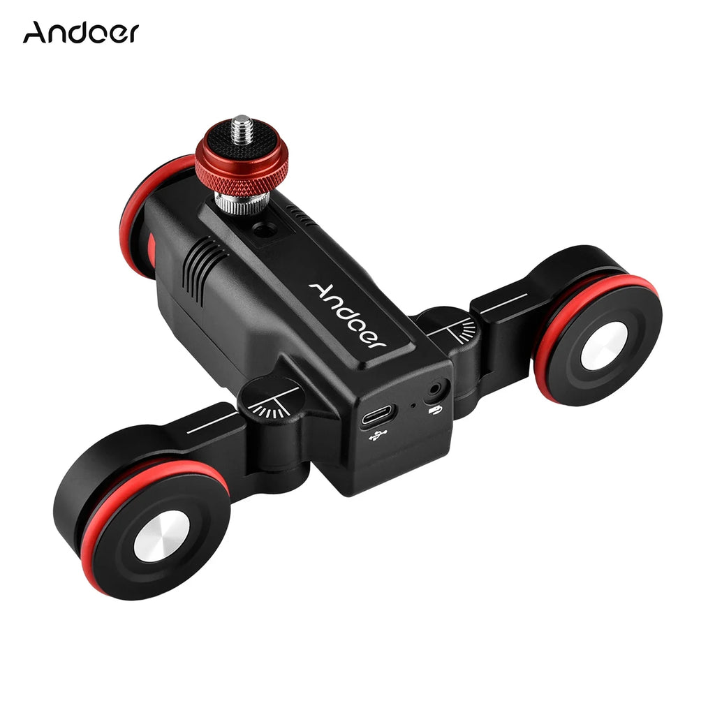 Dolly Line L5i Dolly Slider Time-lapse Car Mobile App Time-lapse Wireless App Dolly,3-wheels Auto Motorized Mobile Auto App Video Andoer Dolly Mobile Slider Car 3-wheels Dolly Motorized Video