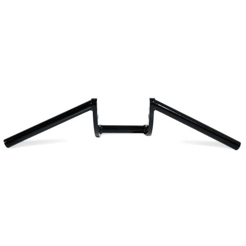 Handlebar Black Bike Compatible Krator FLHP Davidson Police with Harley 1" Cruiser Z-Bars Motorcycle