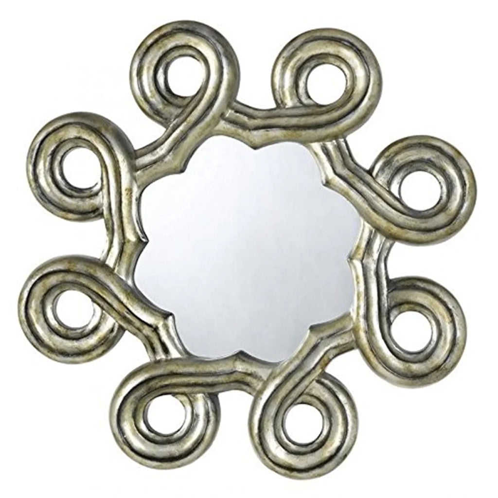 Hexagon Lighting Mirror Beveled Polyurethane Wa-2155Mir Formia Cal Abstract
