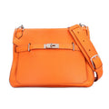 Hermes BRB10010000013133 Bag (Good) Pre-Owned HERMES Women's Shoulder Orange Clemence 34 Taurillon Gypsière