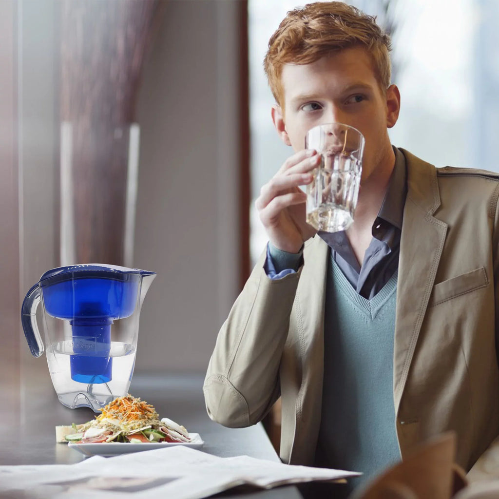 '- With 9.5 Carbon Mineralized - Healthy, Filter Alkaline Healthy ALKA Ionizer Alkaline PH Clean 8.5 - liquid Toxin-Free In Activated liquid 3.5L Pitcher Pure Minutes & liquid Premium