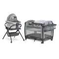 Pack Deluxe Bassinet Unisex Graco 'n Day2Dream Play Playard,Grey, Flat