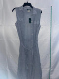 Blue MSRP Maxi Womens Swim $128 All Cover-Up dimension Ralph Small Lauren -