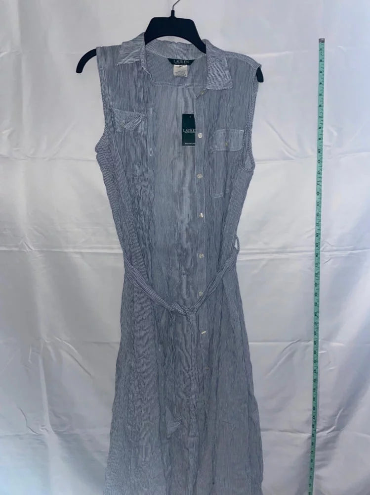 Blue MSRP Maxi Womens Swim $128 All Cover-Up dimension Ralph Small Lauren -