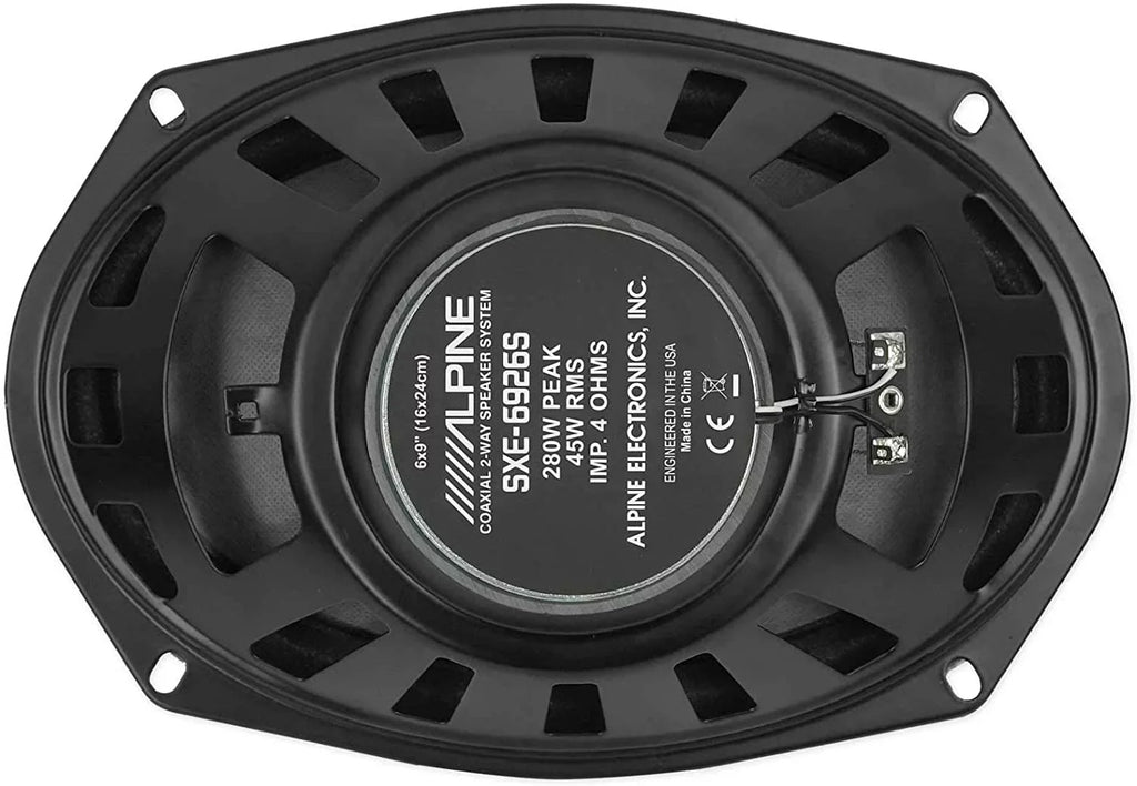 280 SXE-6926S 2-Way Speakers Audio 6x9 Alpine (Pair) Coaxial Car Watt